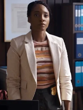 Will Trent S03 Faith Mitchell White Blazer