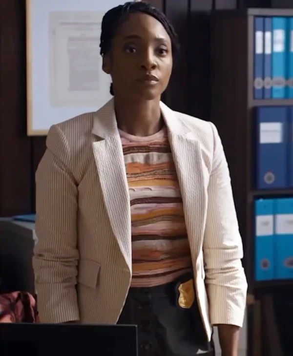 Will Trent S03 Faith Mitchell White Blazer