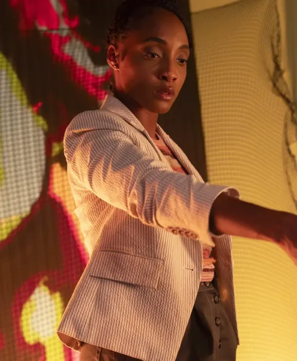 Will Trent S03 Faith Mitchell White Blazer Front