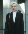 Wolf Man 2025 Julia Garner Black Blazer Front