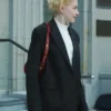 Wolf Man 2025 Julia Garner Black Blazer Side