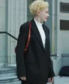 Wolf Man 2025 Julia Garner Black Blazer Side