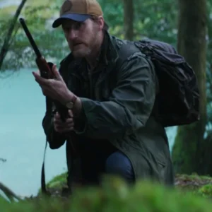 Wolf Man 2025 Sam Jaeger Green Jacket Front