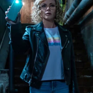 Yellowjackets S03 Misty Black Leather Jacket