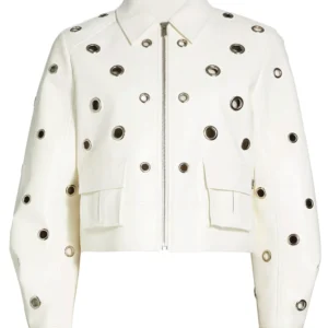 9-1-1 S08 Angela Bassett White Leather Jacket