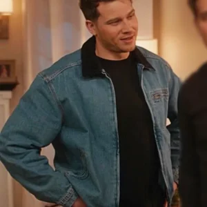 9-1-1 S08 Evan Buckley Blue Denim Jacket Back