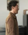 9-1-1 S08 Kenneth Choi Brown Suede Leather Jacket