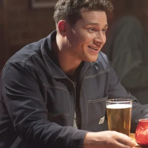 9-1-1 S08 Oliver Stark Denim Jacket Side