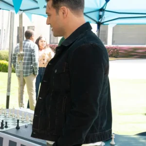 9-1-1 S08 Ryan Guzman Black Denim Jacket