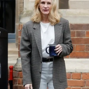 After the Hunt 2025 Julia Roberts Grey Coat