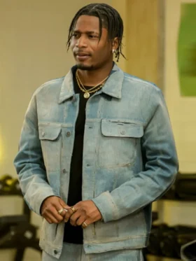 All American S07 Darnell Hayes Blue Denim Jacket