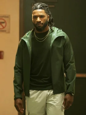 All American S07 Trick Williams Green Hooded Jacket Side
