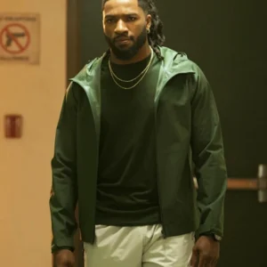 All American S07 Trick Williams Green Hooded Jacket Side