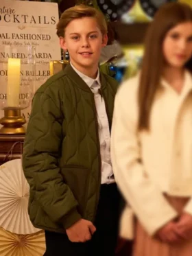Amandaland S01 Alexander Shaw Green Bomber Jacket