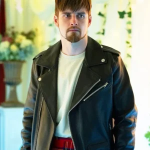 An t-Eilean S01 Andrew MacInnes Black Leather Jacket