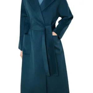 Another Simple Favor 2025 Anna Kendrick Blue Coat