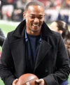 Anthony Mackie CFP National Championship Black Coat