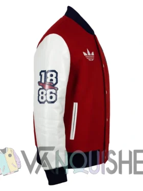 Arsenal 2025 Classic Varsity Jackets Front Look right