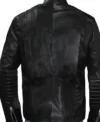 Batman Leather Motorcycle Jacket Back