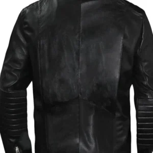 Batman Leather Motorcycle Jacket Back