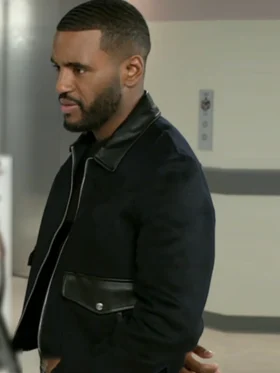 Beyond the Gates S01 Andre Richardson Blue and Black Jacket Front