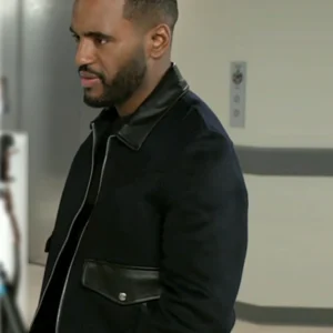 Beyond the Gates S01 Andre Richardson Blue and Black Jacket Front