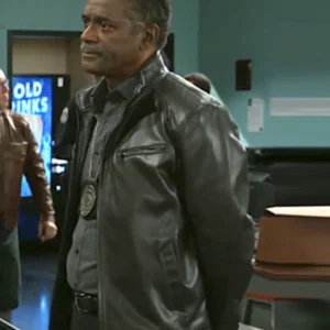 Beyond the Gates S01 Darryl W. Handy Black Leather Jacket