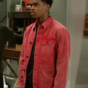 Beyond the Gates S01 Tyrell Richardson Red Corduroy Jacket