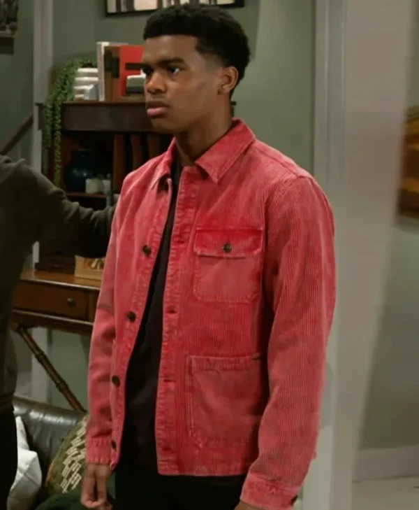 Beyond the Gates S01 Tyrell Richardson Red Corduroy Jacket