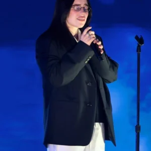 Billie Eilish iHeartRadio Music Awards 2025 Black Blazer Side