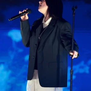 Billie Eilish iHeartRadio Music Awards 2025 Black Blazer side