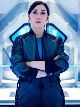 Black Mirror S07 Cristin Milioti Bomber Leather Jacket
