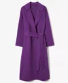Black Mirror S07 Issa Rae Purple Wool Coat