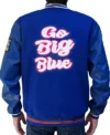 Blue Tennessee State 3.0 Varsity Jacket Back
