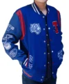 Blue Tennessee State 3.0 Varsity Jacket Front