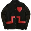 Buy Chris Brown Red Heart Bomber Jackets