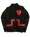 Buy Chris Brown Red Heart Bomber Jackets