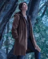 Caught S01 Ema Garay Brown Hooded Coat