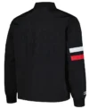 Chicago Bulls Black Zipper Bomber Jacket Back