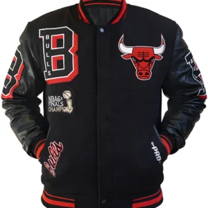 Chicago Bulls NBA Finals Champion Varsity Jacket