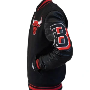 Chicago Bulls NBA Finals Champion Varsity Jacket Look