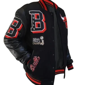 Chicago Bulls NBA Finals Champion Varsity Jacket on Sale