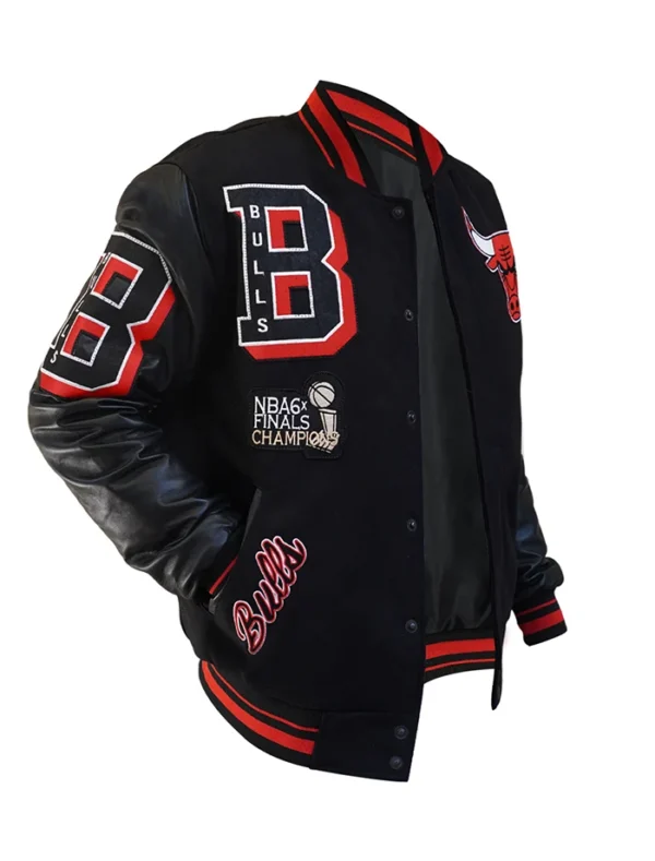 Chicago Bulls NBA Finals Champion Varsity Jacket on Sale