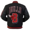 Chicago Bulls NBA Finals Champion Varsity Jackets Back