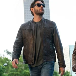 Countdown 2025 Jensen Ackles Leather Jacket Side