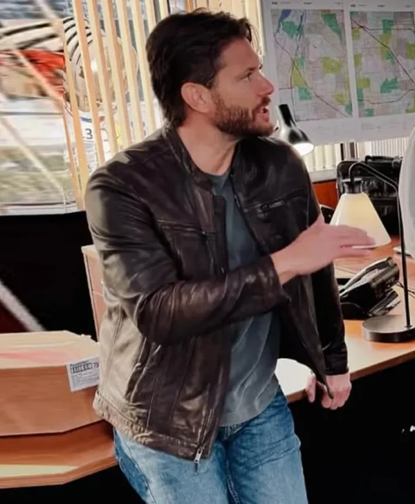 Countdown 2025 Jensen Ackles Leather Jacket