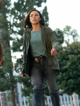Countdown 2025 Jessica Camacho Green Jacket Side
