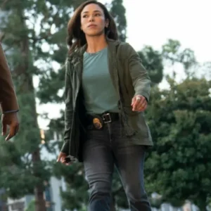 Countdown 2025 Jessica Camacho Green Jacket Side