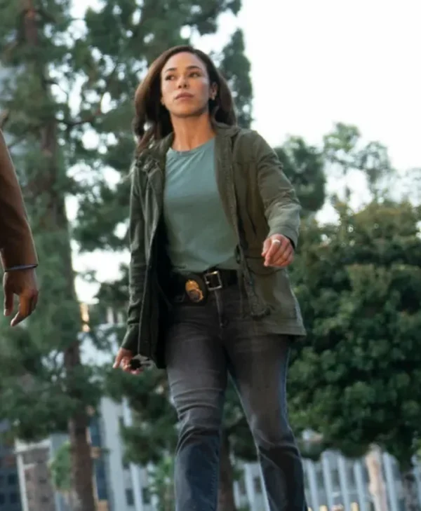 Countdown 2025 Jessica Camacho Green Jacket Side