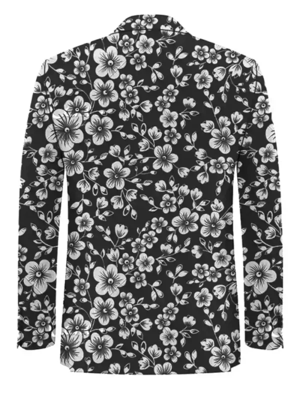 Dark Bloom Stegaro Blazer Back